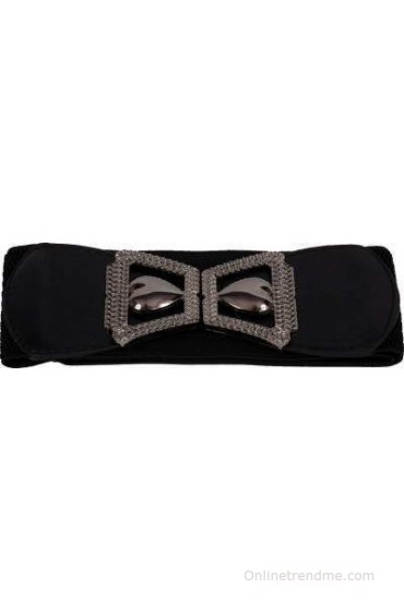 Victoria Secret Women Black Artificial Leather Belt(Black)